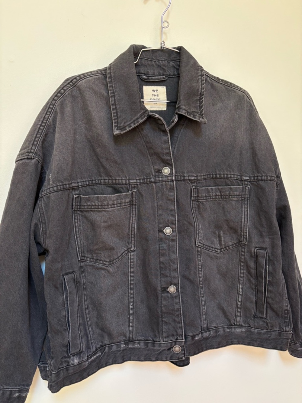 NWOT Free People We The Free Opal Swing Denim Jacket Size Small - Picture 10 of 16
